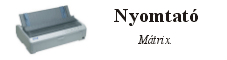 Mtrix nyomtat rlista