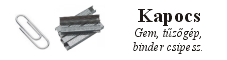 Tzkapocs, gemkapocs rlista