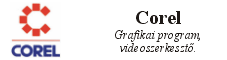 Corel szoftver rlista