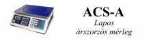 ACS-A lapos rszorzs digitlis mrleg