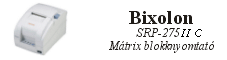 Bixolon SRP275 II C blokknyomtat
