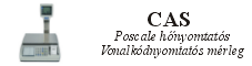 CAS Poscale hnyomtats vonalkdnyomtats mrleg