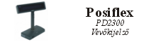 Posiflex PD2300 vevkijelz