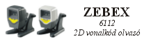 Zebex 6112 2D vonalkd olvas